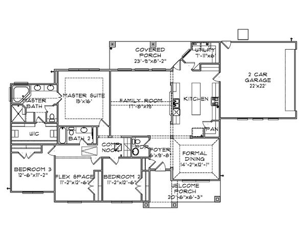 House Plan - 3 Beds 2.5 Baths 2229 Sq/Ft Plan #575-3 - Houseplans.com