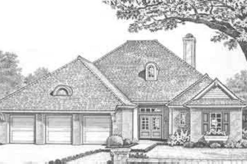 Home Plan - Traditional Exterior - Front Elevation Plan #310-315
