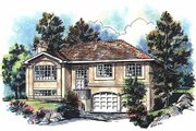 European Style House Plan - 4 Beds 3 Baths 2203 Sq/Ft Plan #18-301 