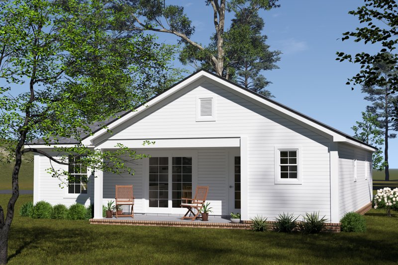 House Plan Design - Exterior - Other Elevation 1 for Cottage House Plan #513-2403 - 2 bed, 2 bath
