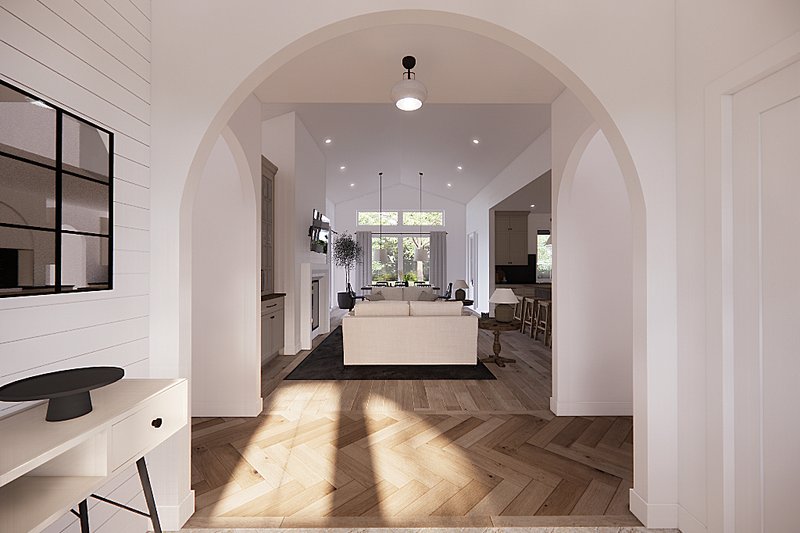 Home Plan - European Interior - Entry Plan #23-2794