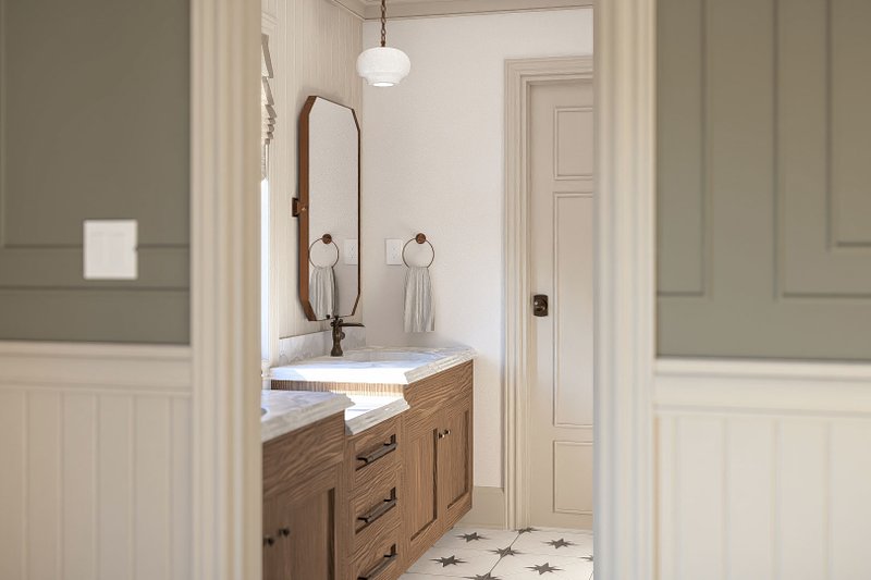 Architectural House Design - Interior - Master Bathroom for Tudor House Plan #455-763 - 3 bed, 2.5 bath