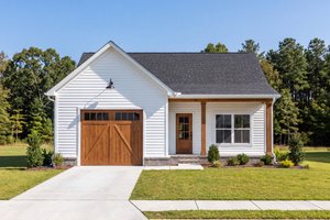 House Design - Exterior - Front Elevation for Farmhouse House Plan #1117-52 - 1 bed, 1 bath