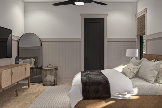 Interior - Master Bedroom 1 for Barndominium House Plan #455-475 - 3 bed, 3 bath
