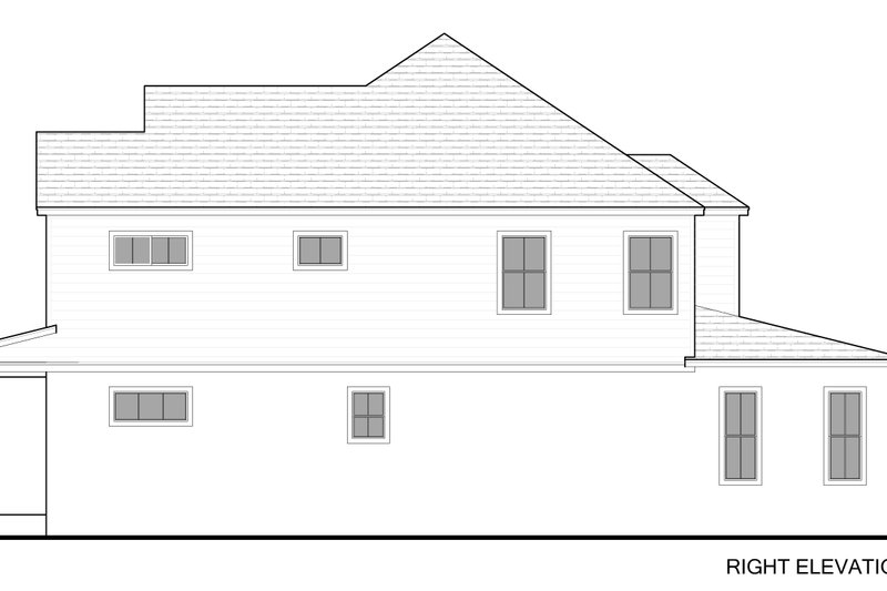 Home Plan - Exterior - Other Elevation 1 for Traditional House Plan #1058-217 - 4 bed, 3 bath