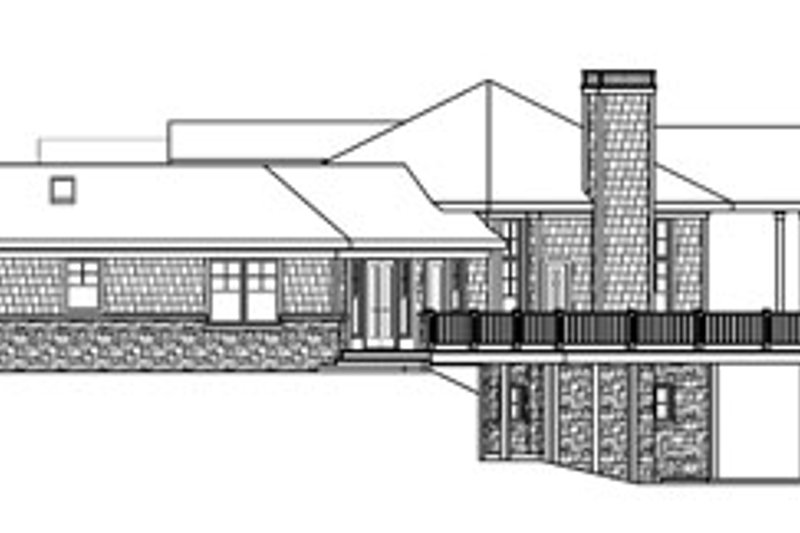 Home Plan - Exterior - Other Elevation 1 for Ranch House Plan #124-728 - 3 bed, 3.5 bath