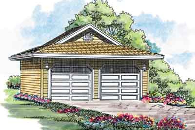 Home Plan - Traditional Exterior - Front Elevation Plan #47-643