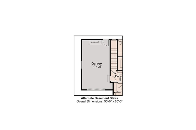 House Design - Floor Plan - Other Floor for Craftsman House Plan #124-725 - 2 bed, 2 bath
