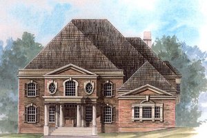 Colonial Exterior - Front Elevation Plan #119-316