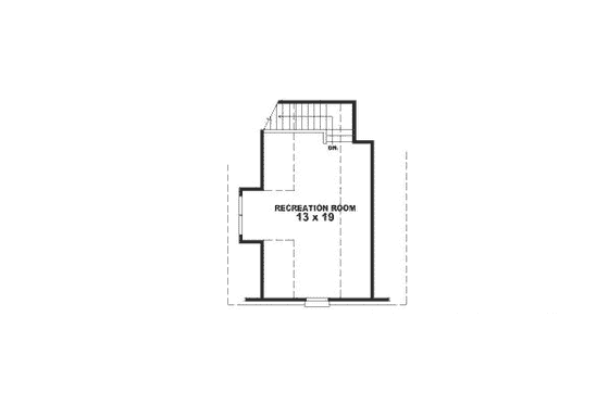 Floor Plan - Other Floor for Traditional House Plan #81-302 - 3 bed, 2 bath