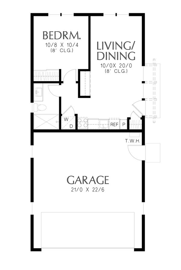 Home Plan - Traditional Floor Plan - Main Floor Plan #48-1132