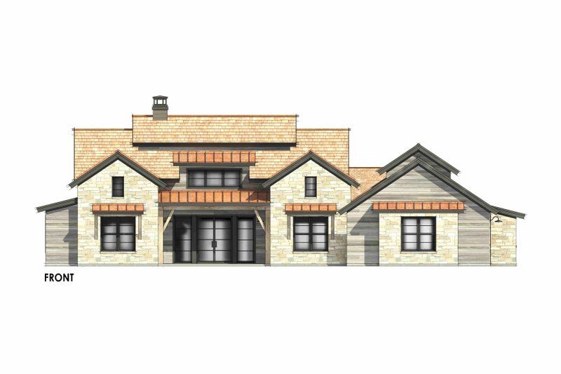 House Plan Design - Exterior - Front Elevation 7 for Country House Plan #1096-65 - 4 bed, 3.5 bath