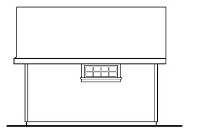 Home Plan - Exterior - Other Elevation 1 for Craftsman House Plan #124-786, 0 bath