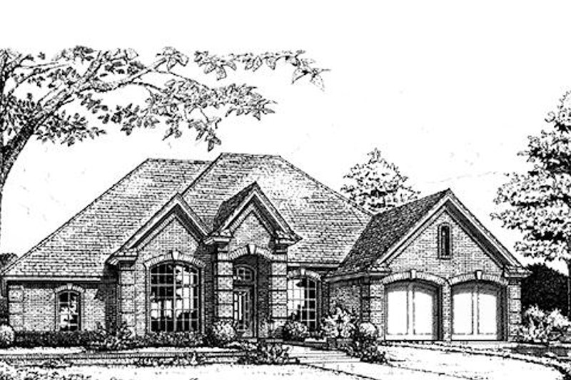 Dream House Plan - European Exterior - Front Elevation Plan #310-789