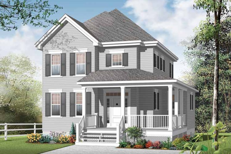 House Plan Design - Country Exterior - Front Elevation Plan #23-2549
