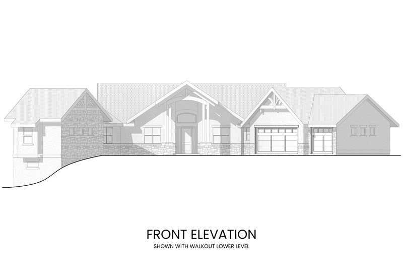 House Design - Exterior - Front Elevation 3 for Craftsman House Plan #1108-6 - 3 bed, 2.5 bath