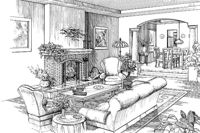 Home Plan - Interior - Other for Prairie House Plan #47-811 - 3 bed, 2 bath