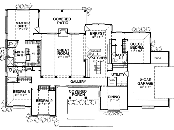Home Plan - Country Floor Plan - Main Floor Plan #472-255