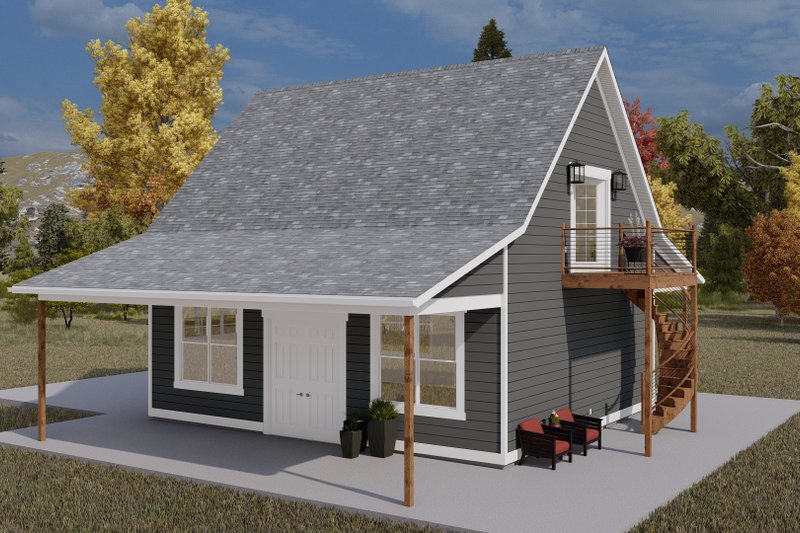 Architectural House Design - Exterior - Other Elevation for European House Plan #1060-131, 0 bath