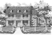 Classical Style House Plan - 4 Beds 2.5 Baths 3342 Sq/Ft Plan #930-219 Exterior 