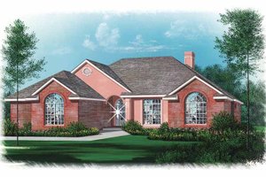 Home Plan - Traditional Exterior - Front Elevation Plan #15-317
