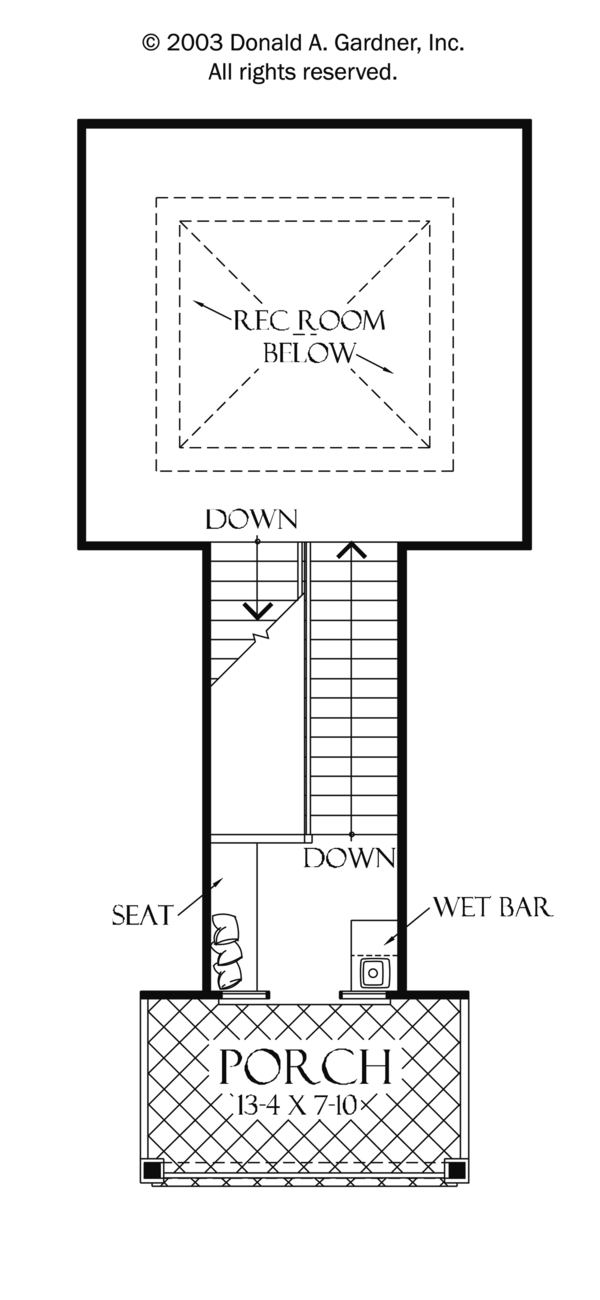 Country Floor Plan - Other Floor Plan #929-897