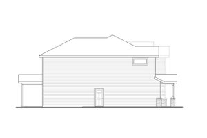 Exterior - Other Elevation for Craftsman House Plan #124-1352 - 4 bed, 3 bath