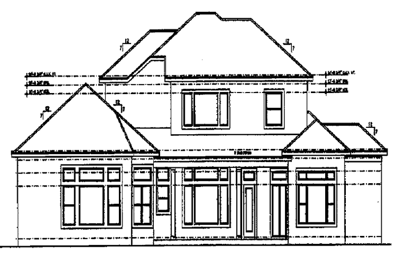 Dream House Plan - Exterior - Rear Elevation for Classical House Plan #417-759 - 5 bed, 4.5 bath
