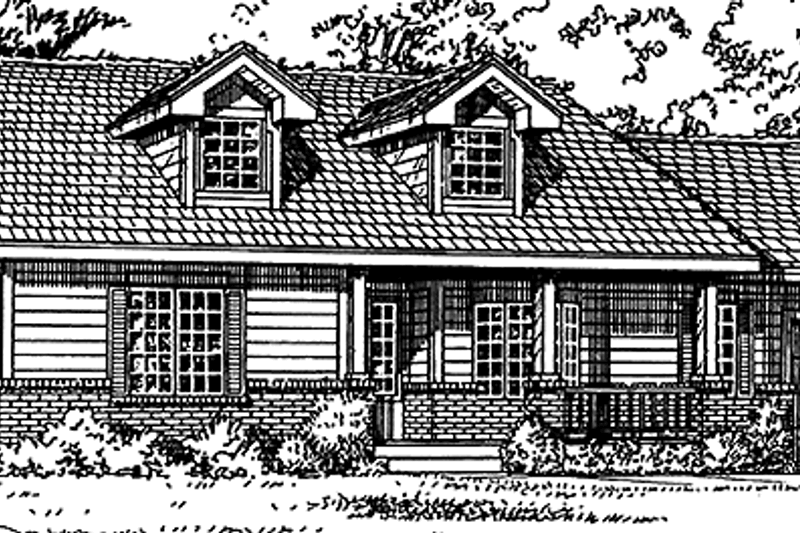 Dream House Plan - Country Exterior - Front Elevation Plan #942-9