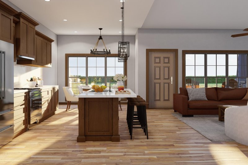 Architectural House Design - Interior - Kitchen 2 for Ranch House Plan #923-89 - 3 bed, 2.5 bath