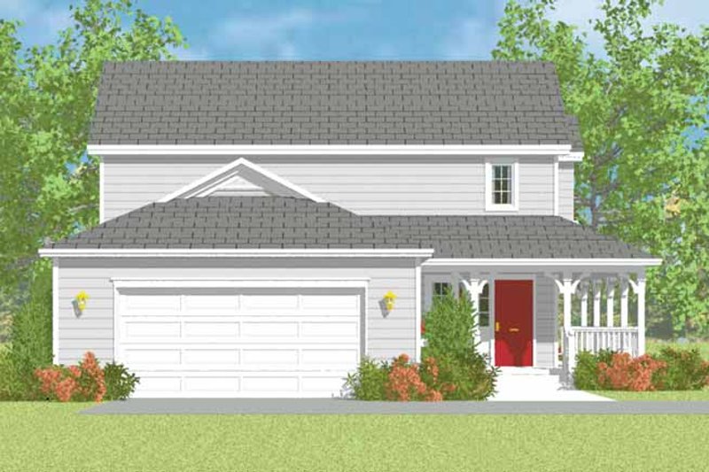 Home Plan - Exterior - Other Elevation 3 for Victorian House Plan #72-1110 - 3 bed, 2.5 bath