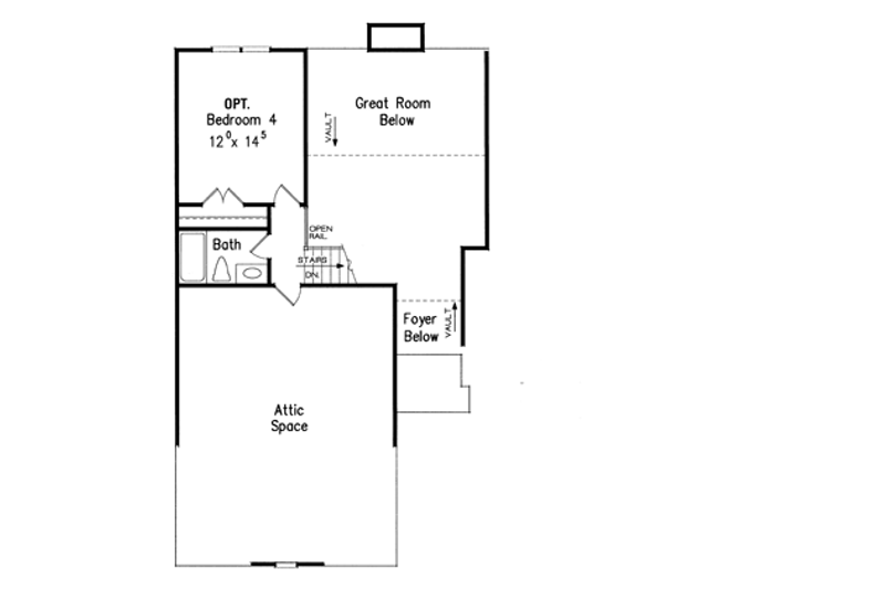 Home Plan - Floor Plan - Other Floor for Country House Plan #927-585 - 3 bed, 2 bath
