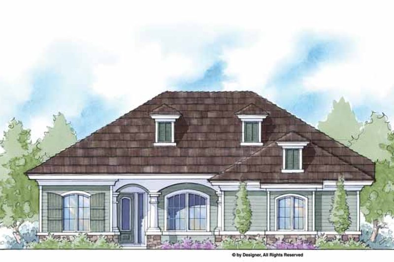 Dream House Plan - Country Exterior - Front Elevation Plan #938-41