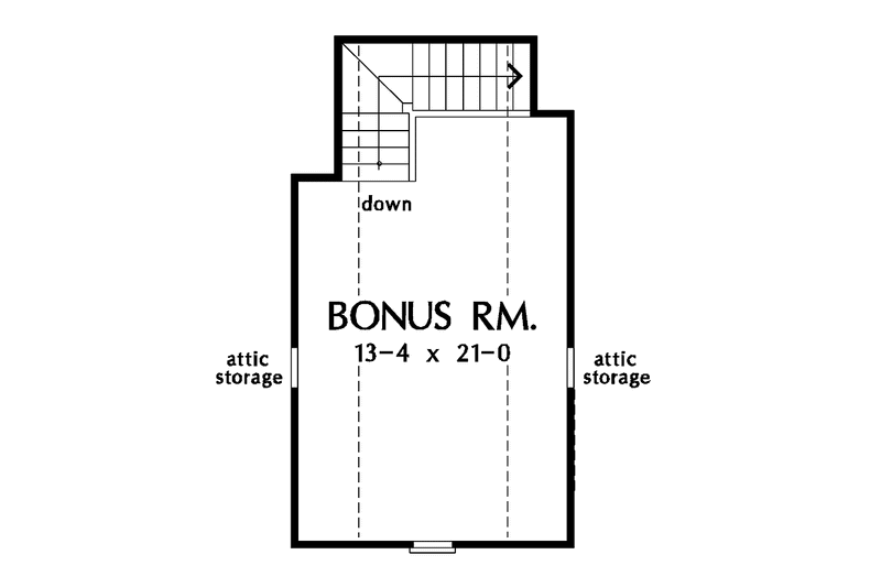 Home Plan - Floor Plan - Other Floor for Ranch House Plan #929-588 - 3 bed, 2 bath