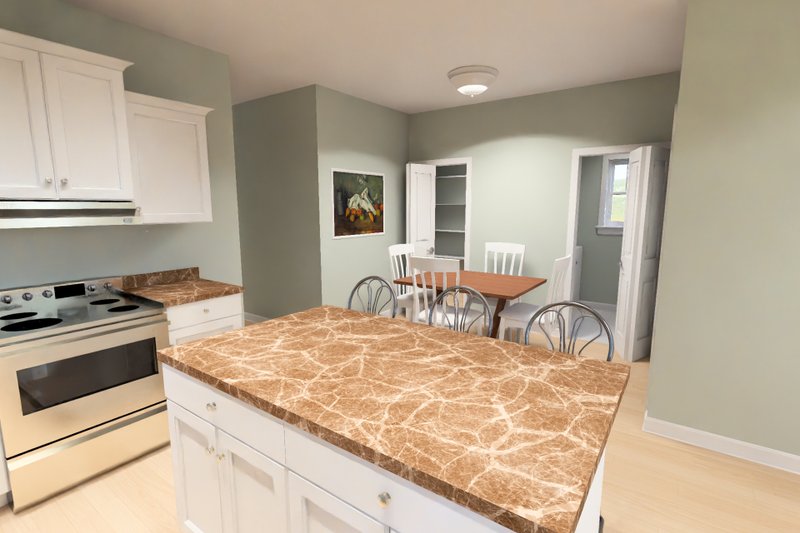Home Plan - Interior - Kitchen 2 for Cottage House Plan #513-2474 - 3 bed, 2 bath