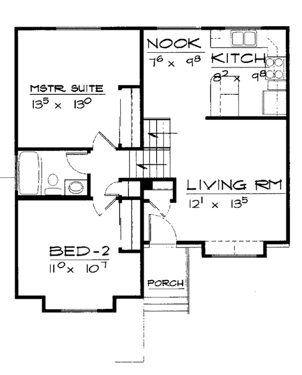 Home Plan - Contemporary Floor Plan - Main Floor Plan #308-284