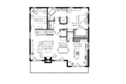 European Style House Plan - 3 Beds 2.5 Baths 3167 Sq/Ft Plan #23-2423 