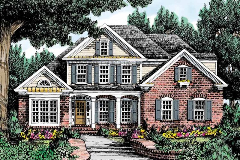 Home Plan - Exterior - Front Elevation 3 for Country House Plan #927-685 - 4 bed, 3 bath