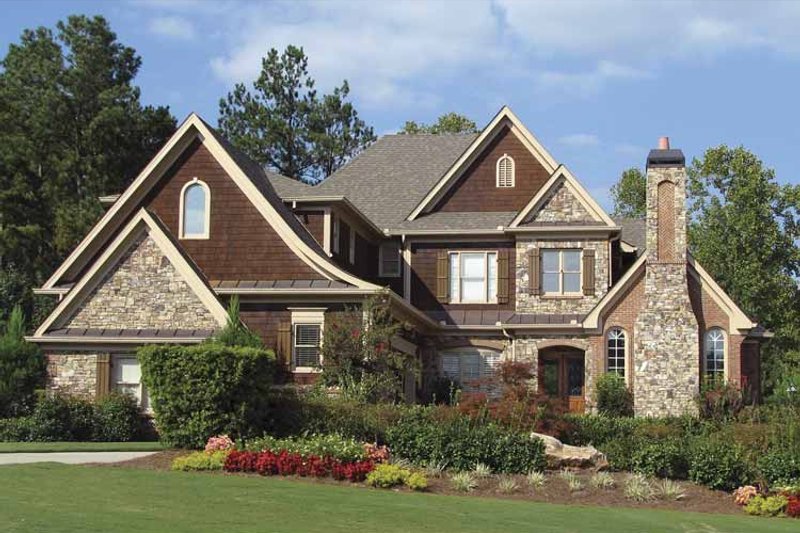 Home Plan - Exterior - Front Elevation 3 for Craftsman House Plan #54-285 - 4 bed, 4.5 bath