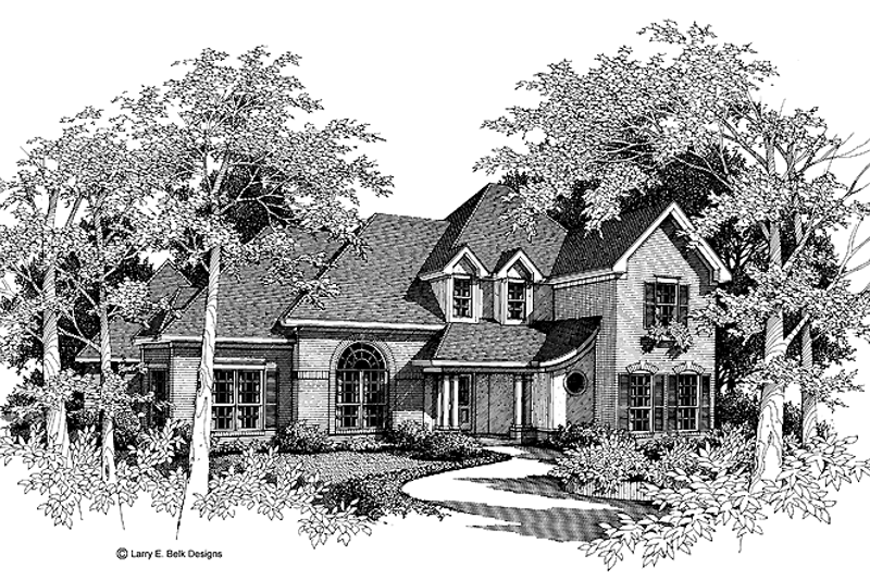 House Plan Design - Traditional Exterior - Front Elevation Plan #952-50