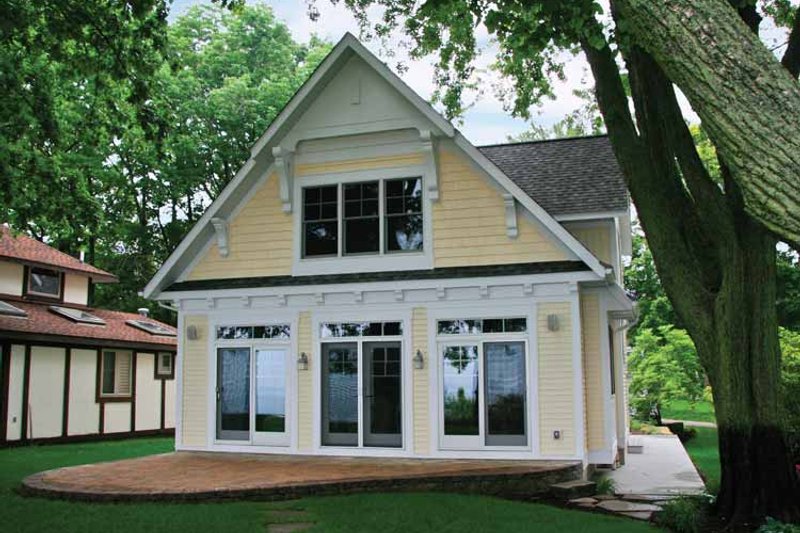 Dream House Plan - Exterior - Rear Elevation for Bungalow House Plan #928-191 - 3 bed, 2 bath