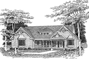 Dream House Plan - Victorian Exterior - Front Elevation Plan #314-196