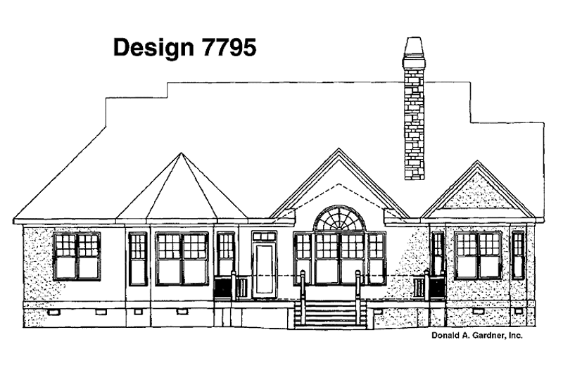 Home Plan - Exterior - Rear Elevation for Craftsman House Plan #929-440 - 3 bed, 2.5 bath