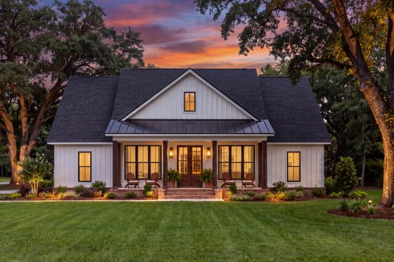 Exterior - Front Elevation 6 for Farmhouse House Plan #430-448 - 3 bed, 2.5 bath