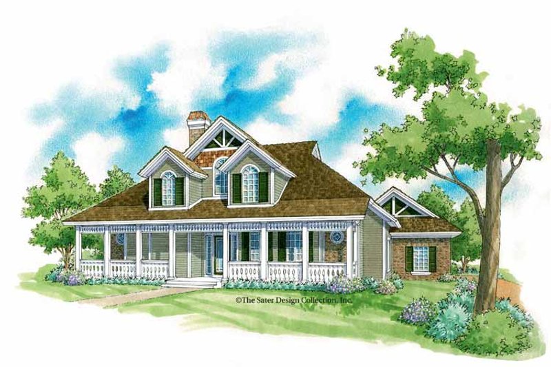 Victorian Style House Plan - 3 Beds 2.5 Baths 2169 Sq/Ft Plan #930-224