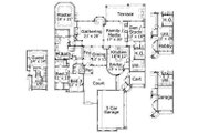 European Style House Plan - 3 Beds 3.5 Baths 3856 Sq/Ft Plan #411-304 