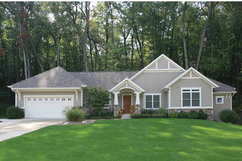 Home Plan - Exterior - Front Elevation 3 for Craftsman House Plan #928-150 - 2 bed, 2.5 bath