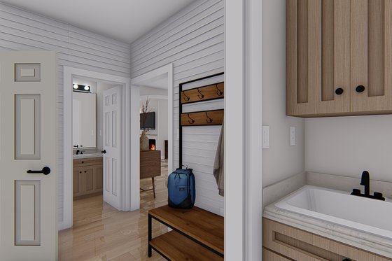 Interior - Laundry for Craftsman House Plan #1060-134 - 4 bed, 2.5 bath