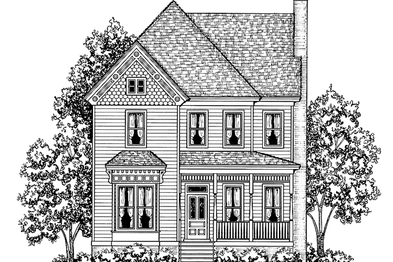 Architectural House Design - Craftsman Exterior - Front Elevation Plan #1047-31