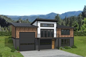 Country Exterior - Front Elevation Plan #932-1243